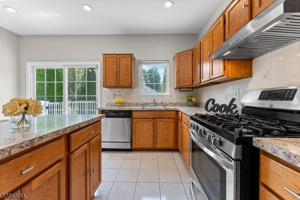 Interior, Kitchen, Recessed Lighting, Stainless Steel Appliances