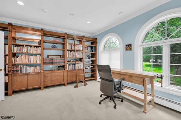 Home Office, Interior, Recessed Lighting