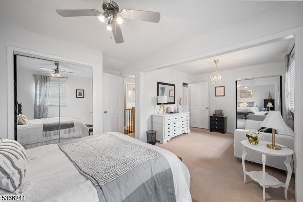Bedroom, Chandelier, Interior