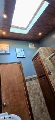 Bathroom, Interior, Recessed Lighting, Wooden Ceilings