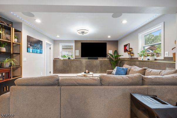 Interior, Living room, Recessed Lighting
