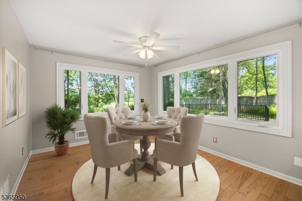 Dining room, Interior, Wood Texture Flooring
