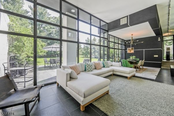 Dining room, Interior, Living room, Pendant Lights, Sun Room