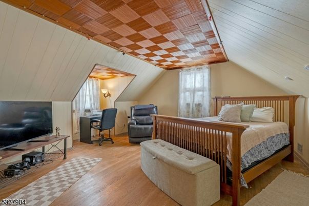 Bedroom, Home Office, Interior, Wooden Ceilings, Wood Texture Flooring