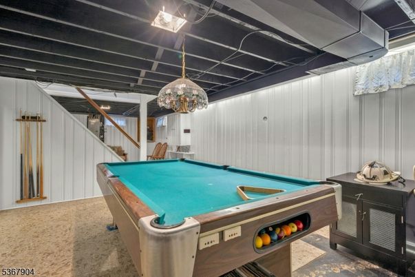 Billiard Table, Game Room, Interior, Pendant Lights