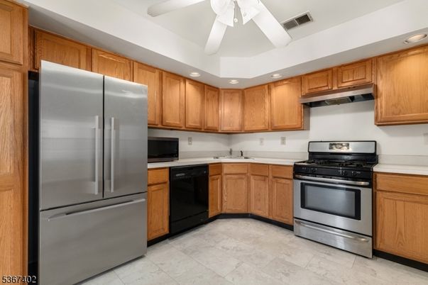 Interior, Kitchen, Recessed Lighting, Stainless Steel Appliances