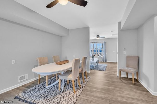 Dining room, Interior, Wood Texture Flooring