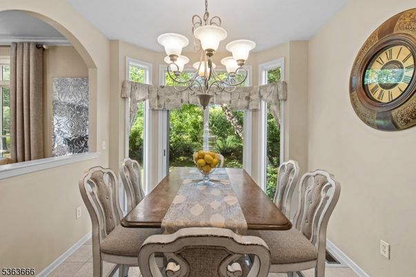 Chandelier, Dining room, Interior