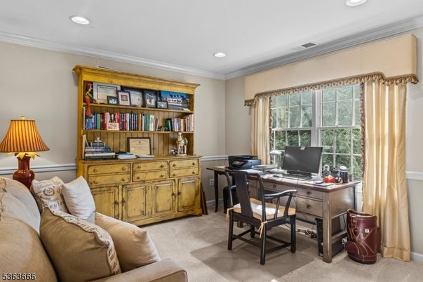 Home Office, Interior, Recessed Lighting