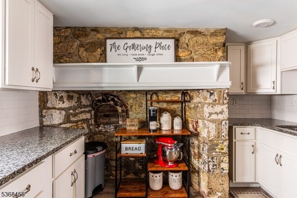 Interior, Stone Walls, Wood Texture Flooring