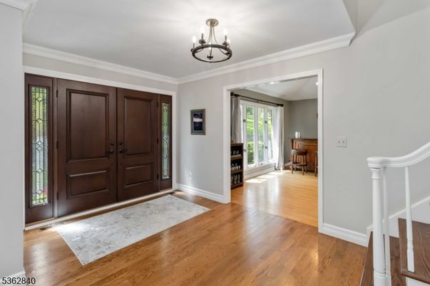 Chandelier, Interior, Wood Texture Flooring