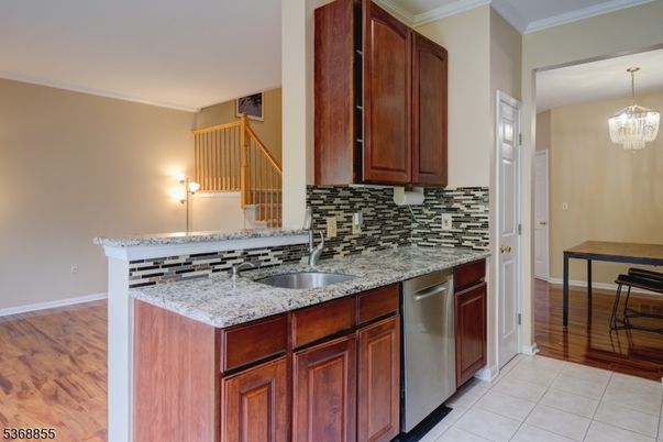 Chandelier, Interior, Kitchen, Wood Texture Flooring