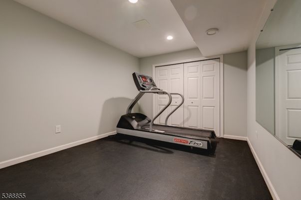 Fitness Equipment, Interior, Recessed Lighting