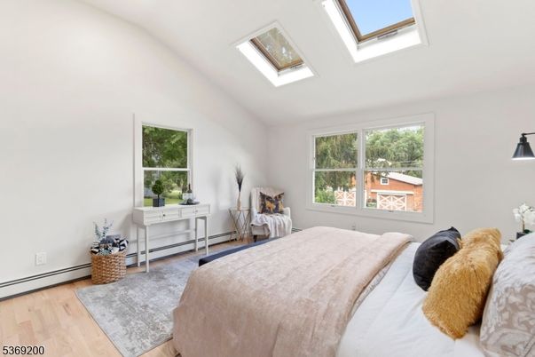 Bedroom, Glass Ceilings, Interior, Wood Texture Flooring