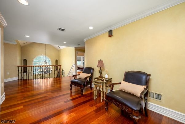 Chandelier, Dining room, Interior, Recessed Lighting, Wood Texture Flooring