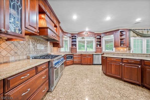 Interior, Kitchen, Recessed Lighting, Stainless Steel Appliances