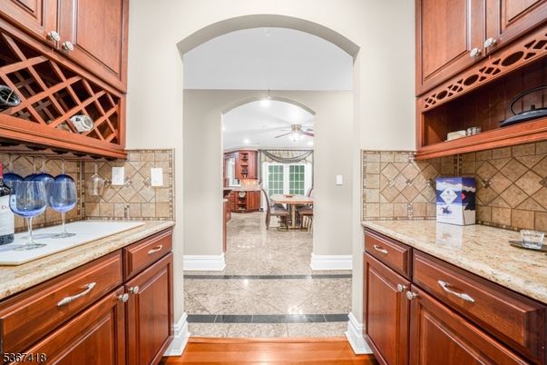 Dining room, Interior, Kitchen, Recessed Lighting, Wood Texture Flooring