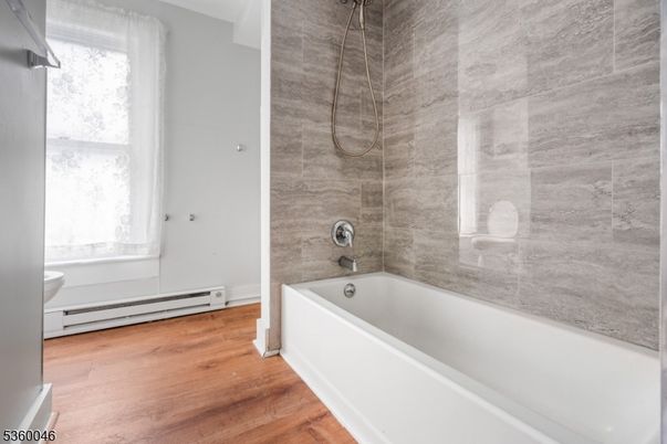 Bathroom, Interior, Wood Texture Flooring