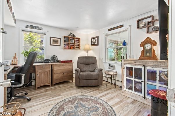 Home Office, Interior, Wood Texture Flooring