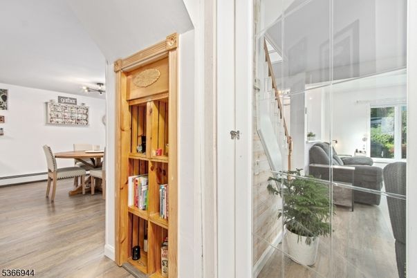 Dining room, Interior, Wood Texture Flooring