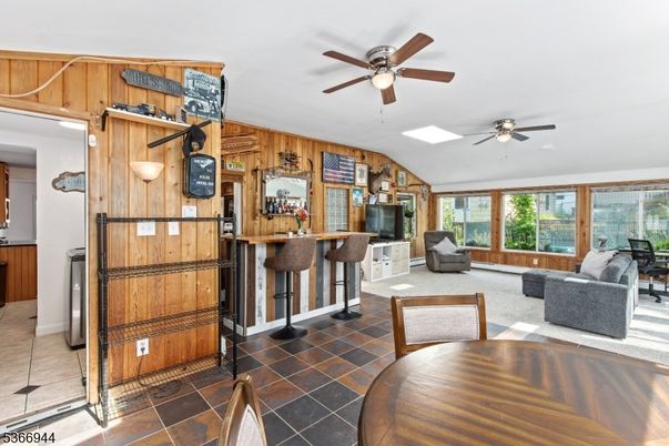 Dining room, Interior, Wooden Walls