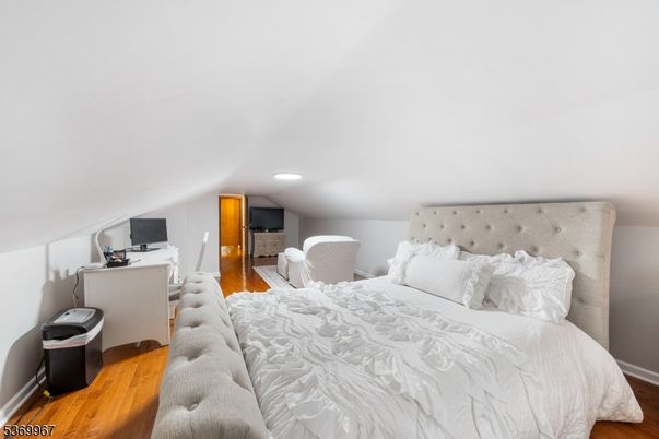 Bedroom, Home Office, Interior, Recessed Lighting, Wood Texture Flooring
