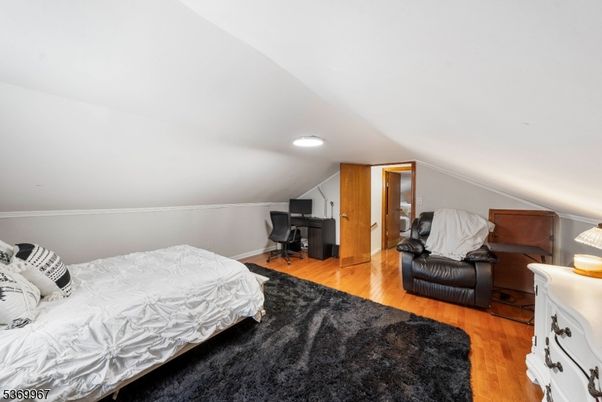 Bedroom, Home Office, Interior, Recessed Lighting, Wood Texture Flooring