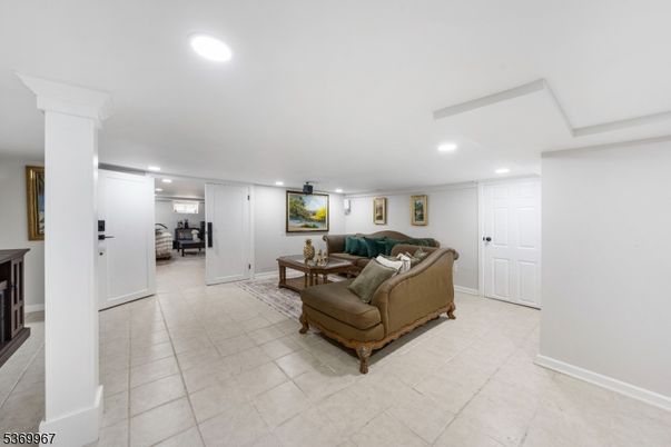 Interior, Living room, Recessed Lighting