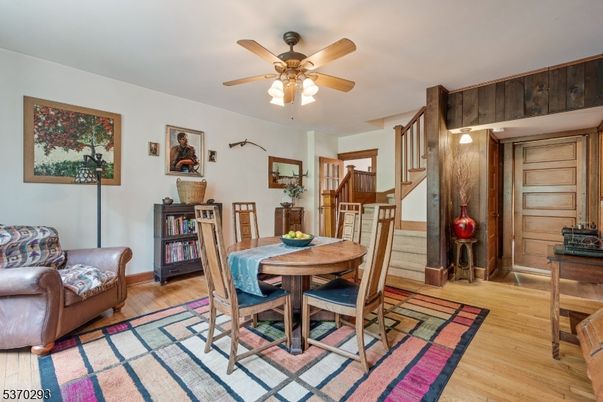 Dining room, Interior, Wood Texture Flooring, Wooden Walls