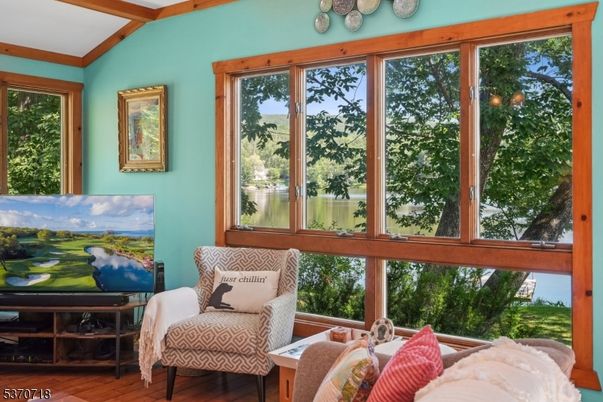Interior, Sun Room, Wood Texture Flooring