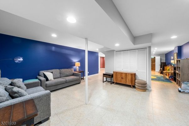 Interior, Living room, Recessed Lighting