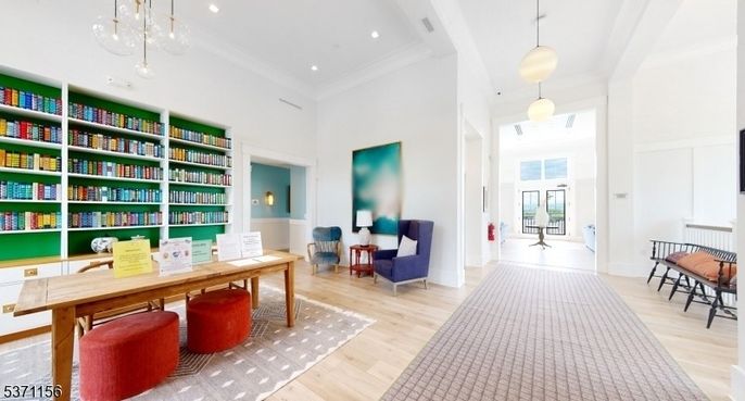 Home Office, Interior, Pendant Lights, Recessed Lighting, Wood Texture Flooring