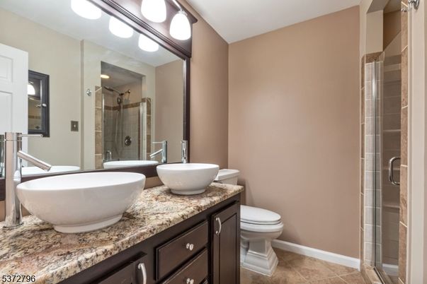 Bathroom, Dual Sink Vanities, Glass Shower, Interior