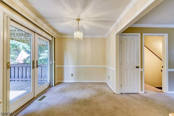Chandelier, Empty room, Interior