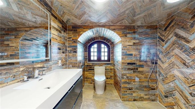Bathroom, Interior, Wooden Ceilings, Wooden Walls