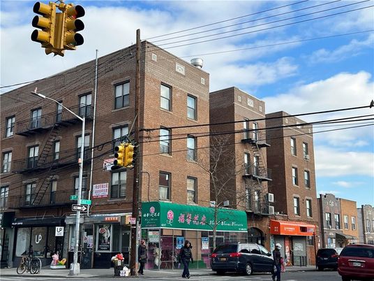 Exterior, Facade, Brick Facade, Condo Building