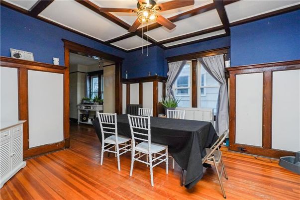 Dining room, Interior, Wood Texture Flooring
