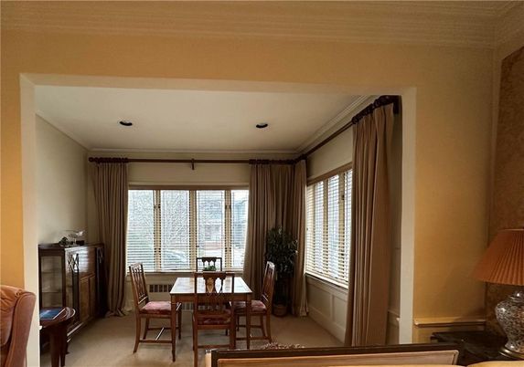 Dining room, Interior, Recessed Lighting