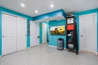 Empty room, Interior, Recessed Lighting