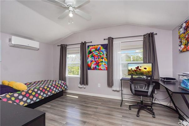 Bedroom, Home Office, Interior, Wood Texture Flooring