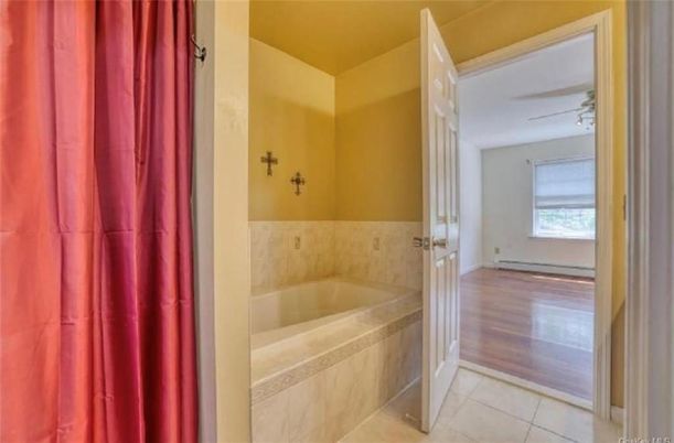 Bathroom, Interior, Wood Texture Flooring