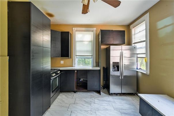 Interior, Kitchen, Marble, Stainless Steel Appliances