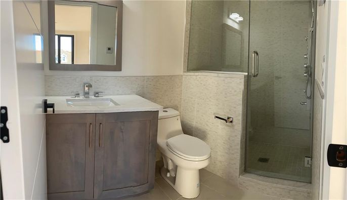 Bathroom, Glass Shower, Interior