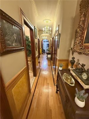 Chandelier, Interior, Wood Texture Flooring