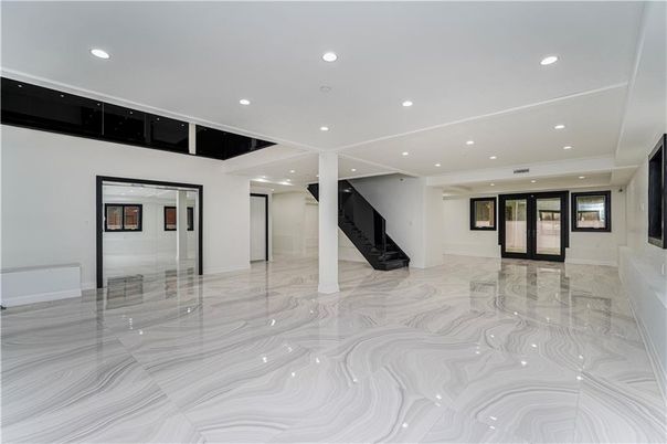 Interior, Marble, Recessed Lighting
