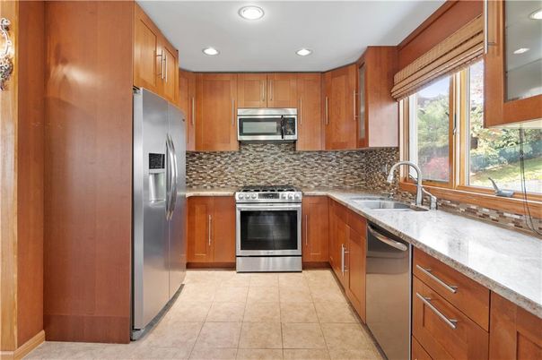 Interior, Kitchen, Recessed Lighting, Stainless Steel Appliances