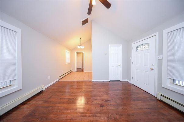Chandelier, Empty room, Interior, Wood Texture Flooring