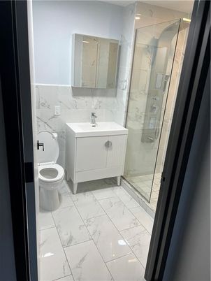 Bathroom, Glass Shower, Interior, Marble, Marble Walls