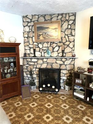 Fireplace, Interior, Stone Walls
