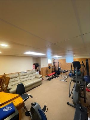 Fitness Equipment, Interior, Living room, Recessed Lighting